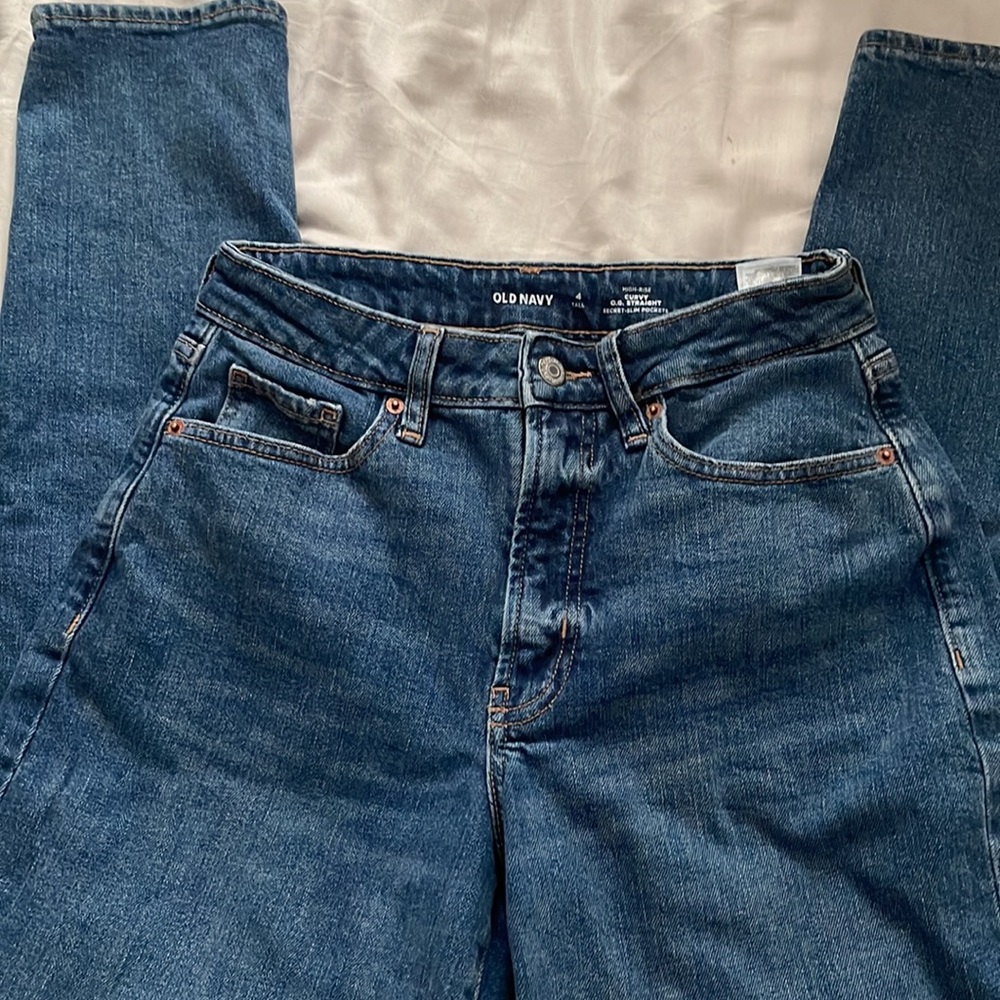 High Rise blue jeans - Picture 2 of 6